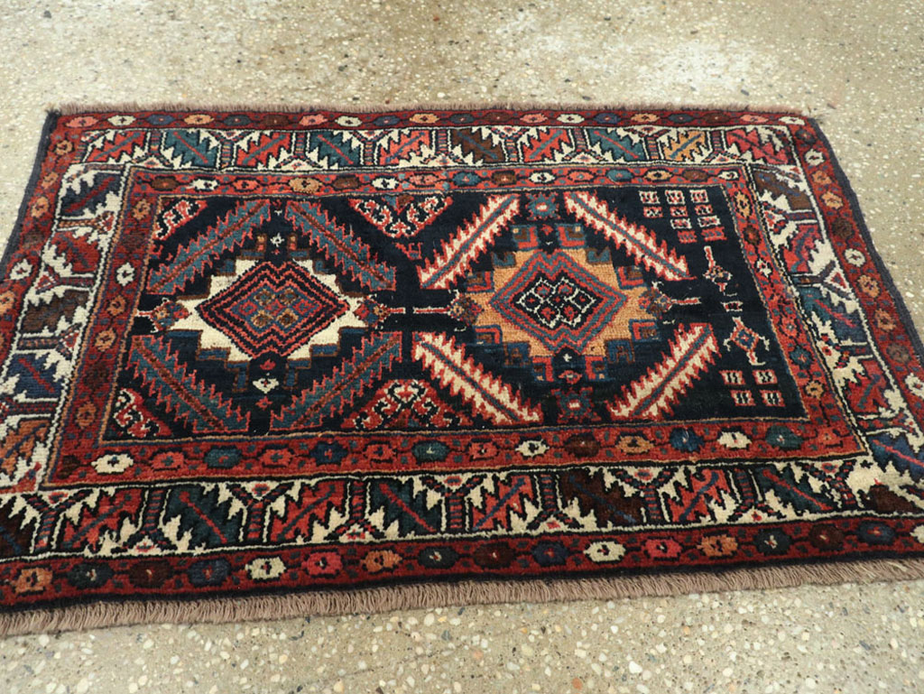 Antique Persian Veramin Rug, No.26035 - Staging