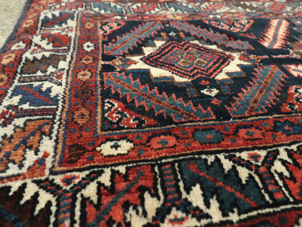 Antique Persian Veramin Rug, No.26035 - Staging