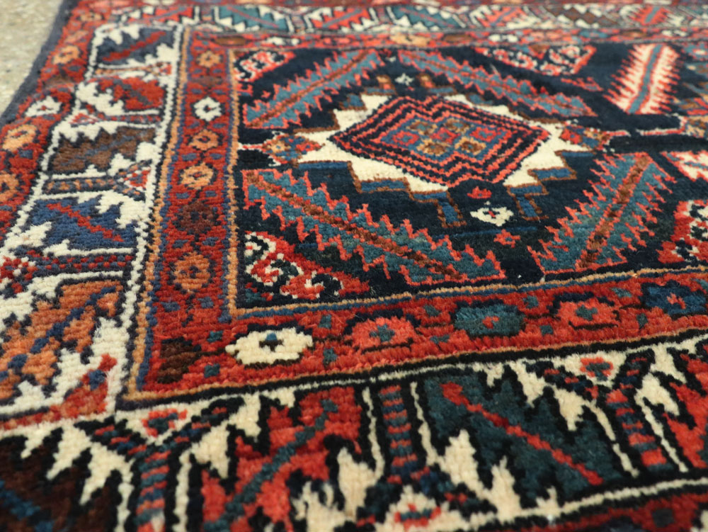 Antique Persian Veramin Rug, No.26035 - Staging