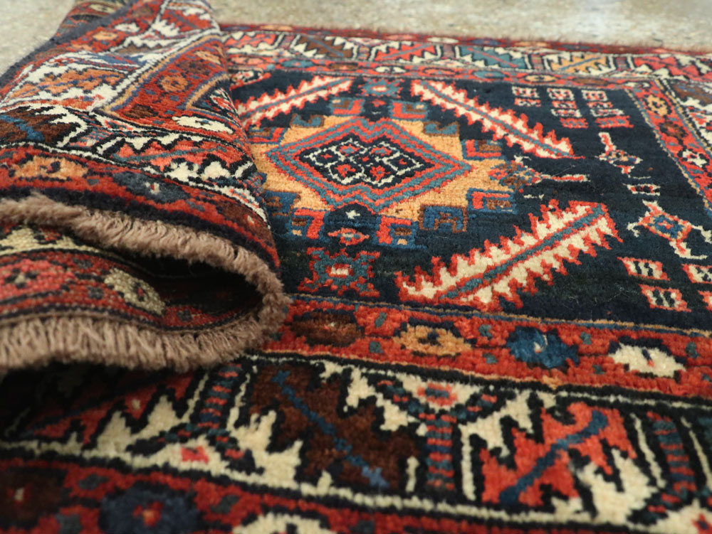 Antique Persian Veramin Rug, No.26035 - Staging