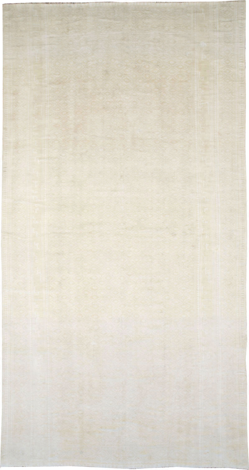 Vintage Persian Cotton Flatweave Kilim Long and Narrow Carpet, No.26041 - Staging