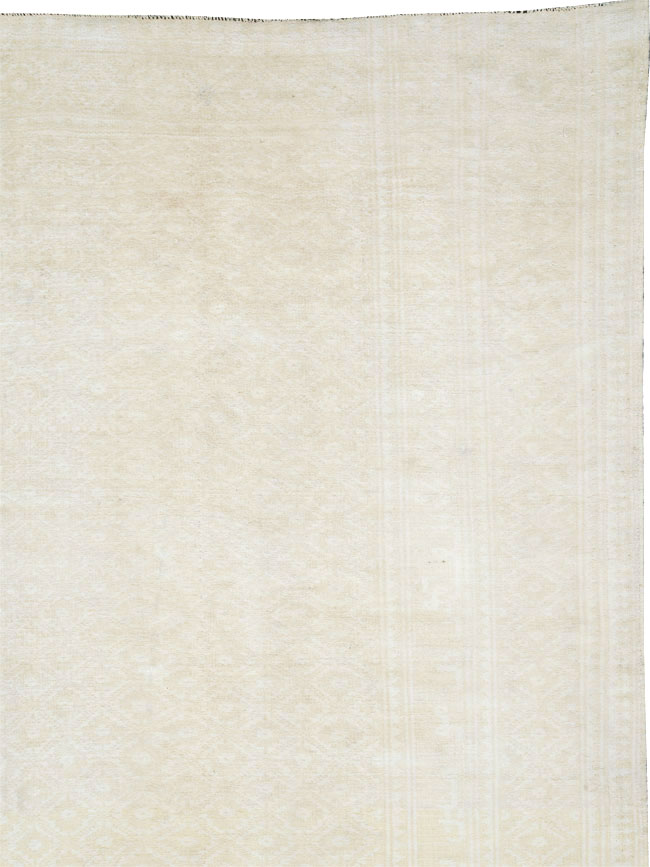 Vintage Persian Cotton Flatweave Kilim Long and Narrow Carpet, No.26041 - Staging