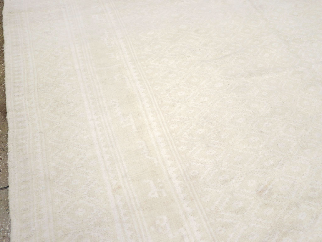 Vintage Persian Cotton Flatweave Kilim Long and Narrow Carpet, No.26041 - Staging