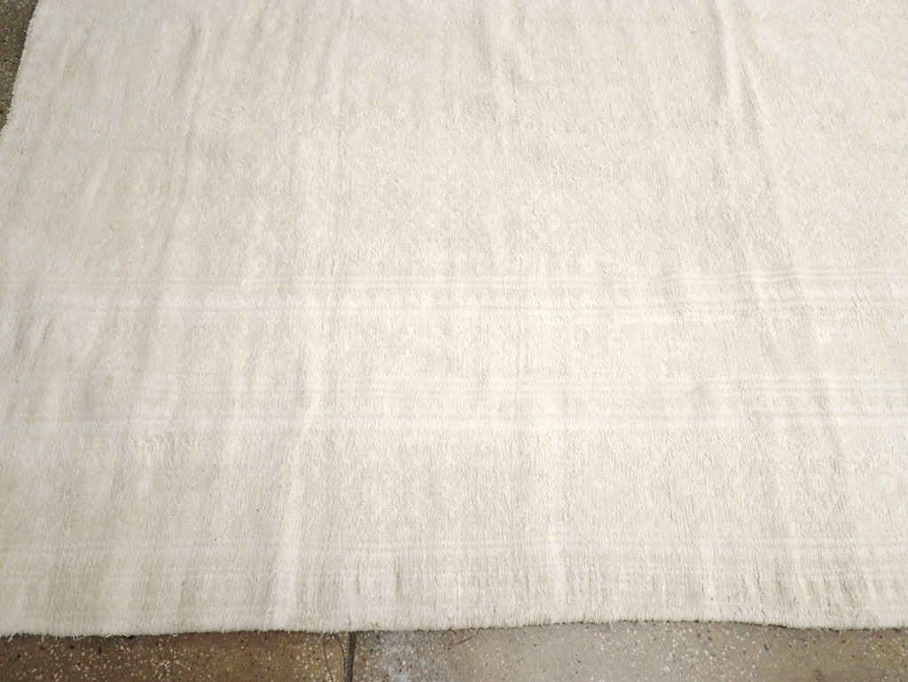 Vintage Persian Cotton Flatweave Kilim Long and Narrow Carpet, No.26041 - Staging