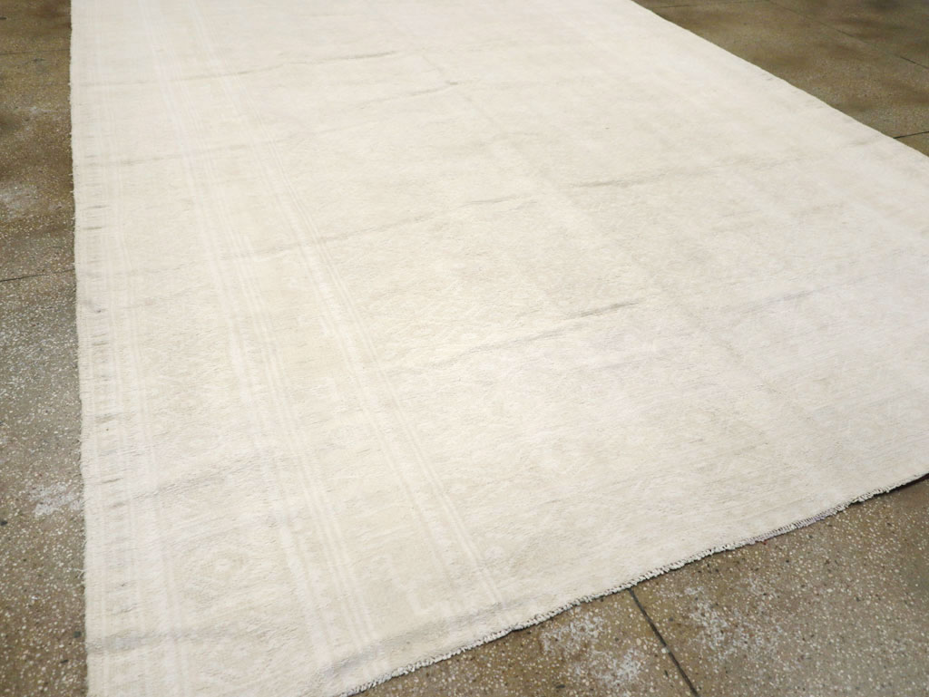 Vintage Persian Cotton Flatweave Kilim Long and Narrow Carpet, No.26041 - Staging