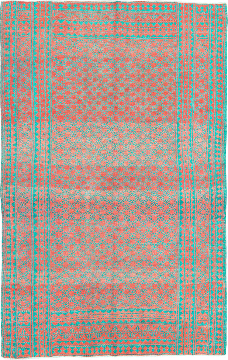 Vintage Persian Reversible Flatweave, No.26043 - Staging