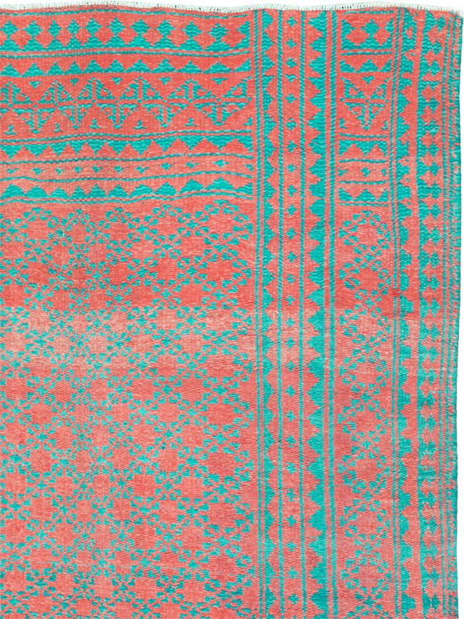 Vintage Persian Reversible Flatweave, No.26043 - Staging
