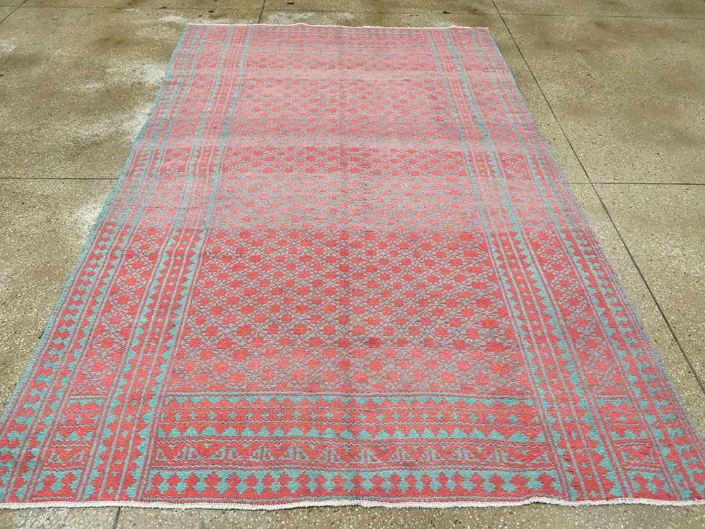 Vintage Persian Reversible Flatweave, No.26043 - Staging