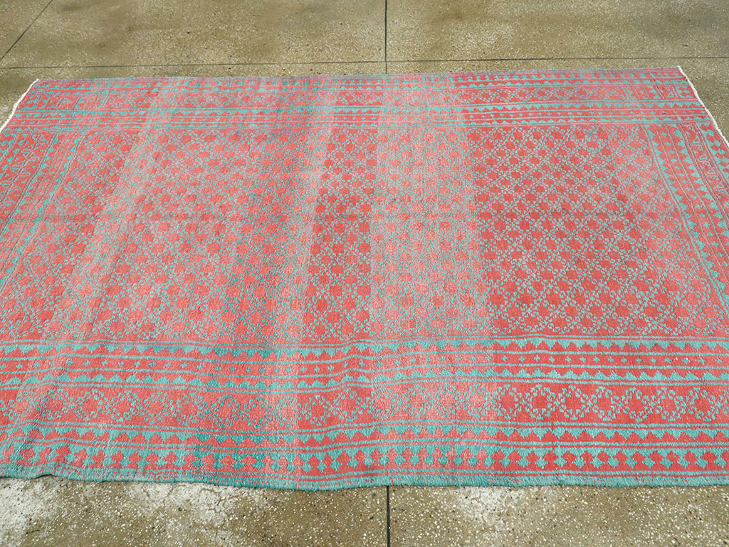 Vintage Persian Reversible Flatweave, No.26043 - Staging