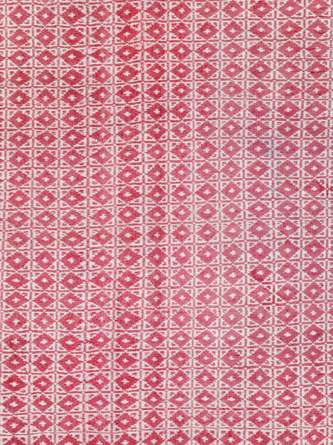 Vintage Persian Flatweave Kilim Accent Rug, No.26044 - Staging