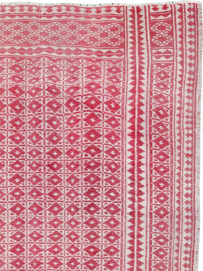 Vintage Persian Flatweave Kilim Accent Rug, No.26044 - Staging