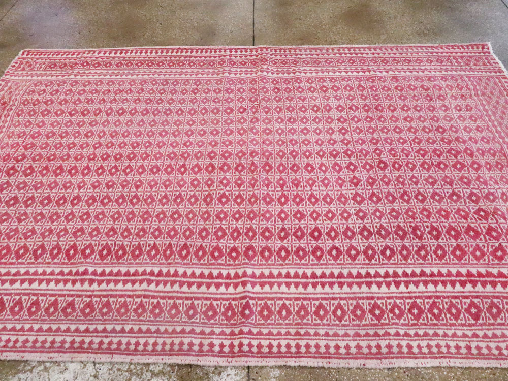 Vintage Persian Flatweave, No.26044 - Staging