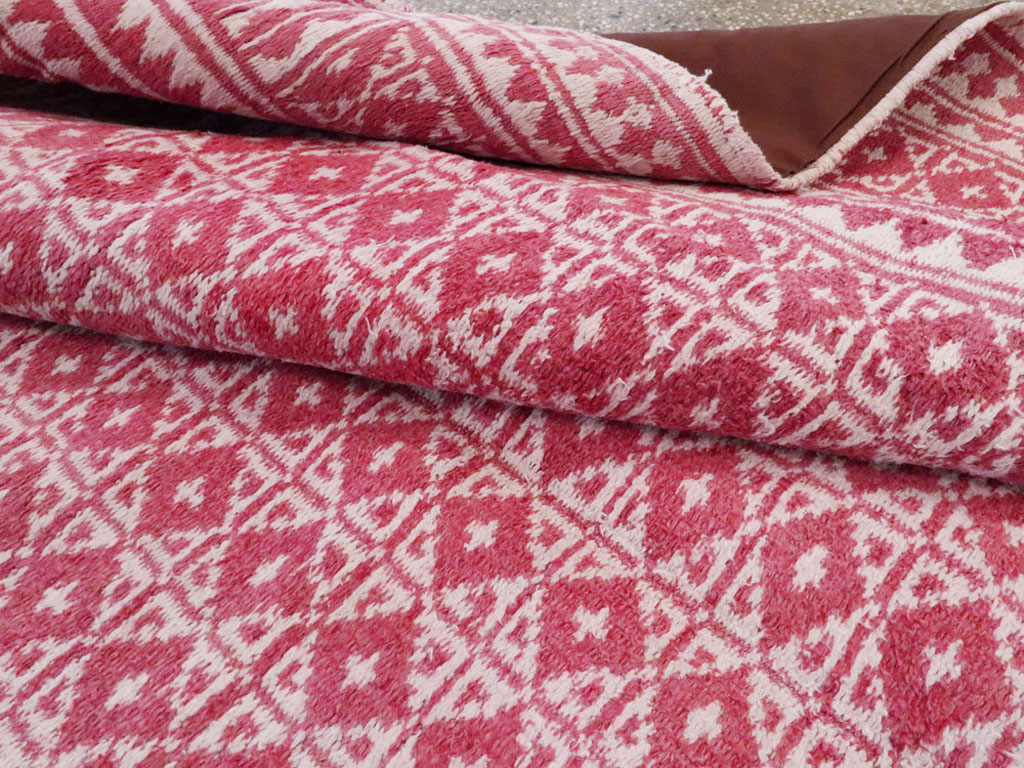 Vintage Persian Flatweave Kilim Accent Rug, No.26044 - Staging