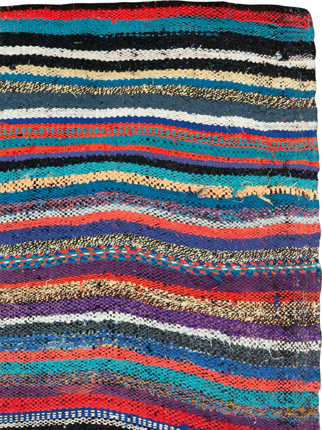 Vintage Persian Flatweave, No.26047 - Staging