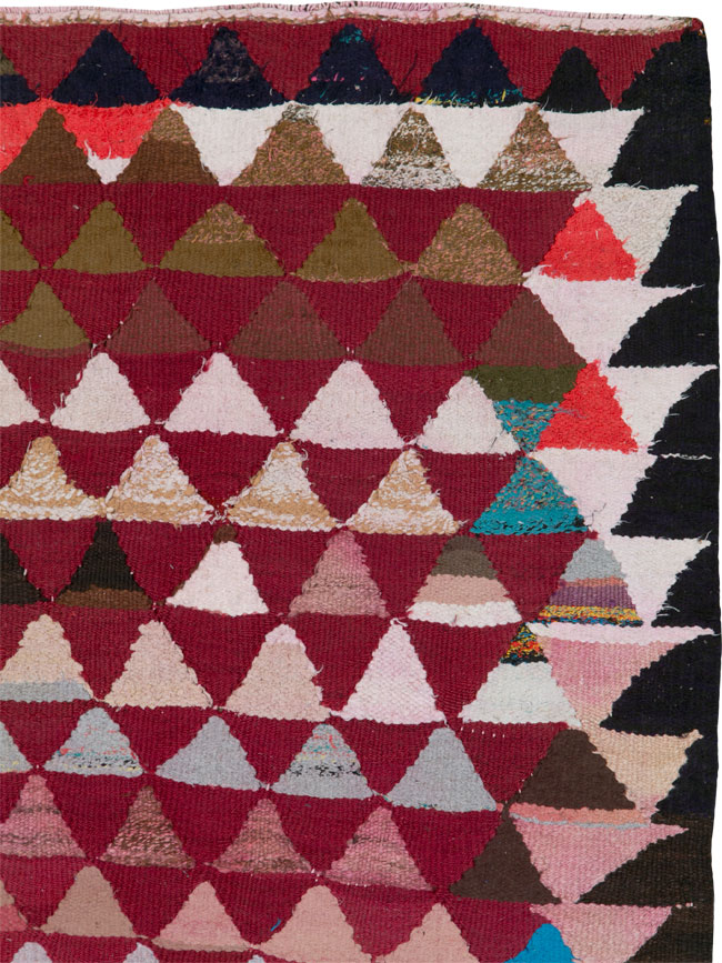 Vintage Persian Flatweave, No.26049 - Staging