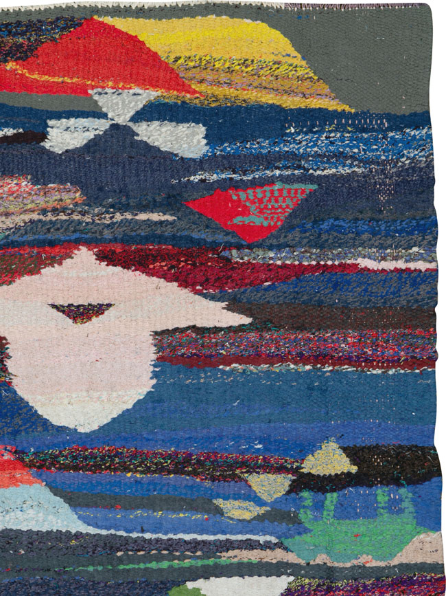 Vintage Persian Kilim, No.26050 - Staging