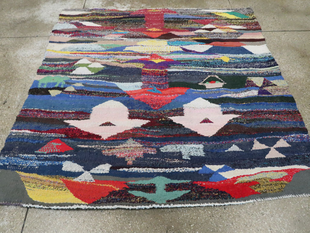 Vintage Persian Kilim, No.26050 - Staging