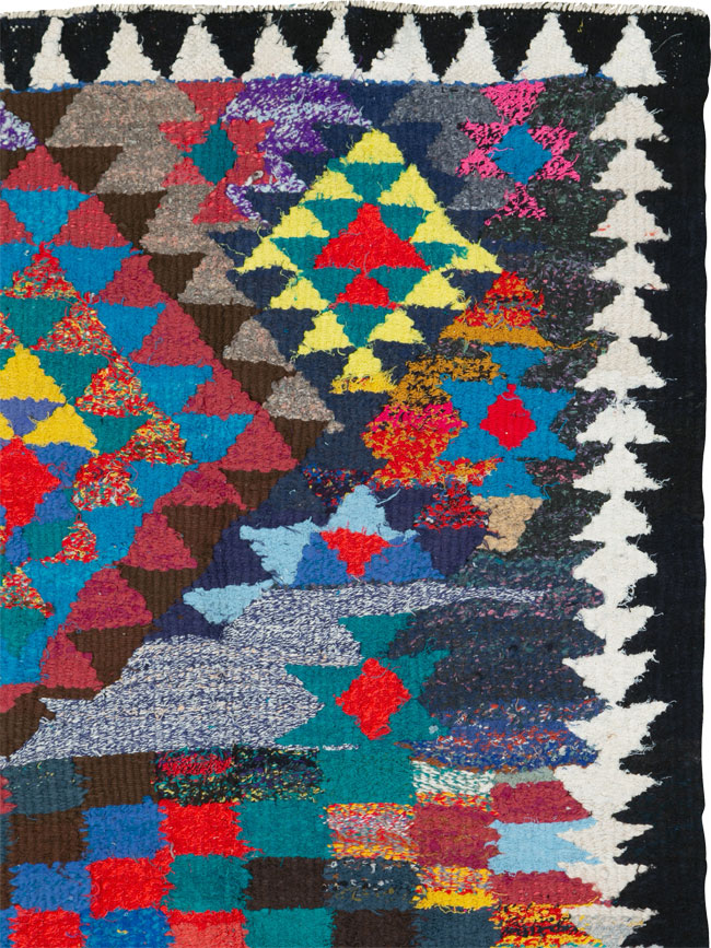 Vintage Persian Flatweave, No.26051 - Staging