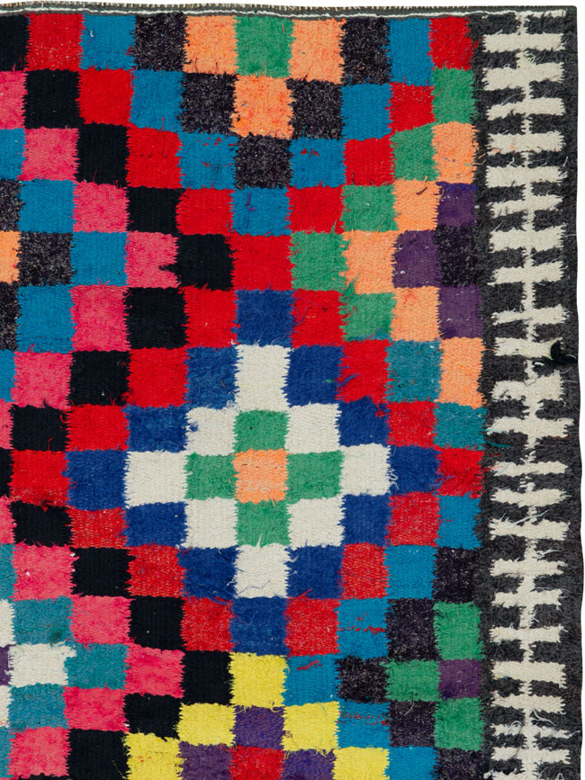 Vintage Persian Flatweave, No.26054 - Staging