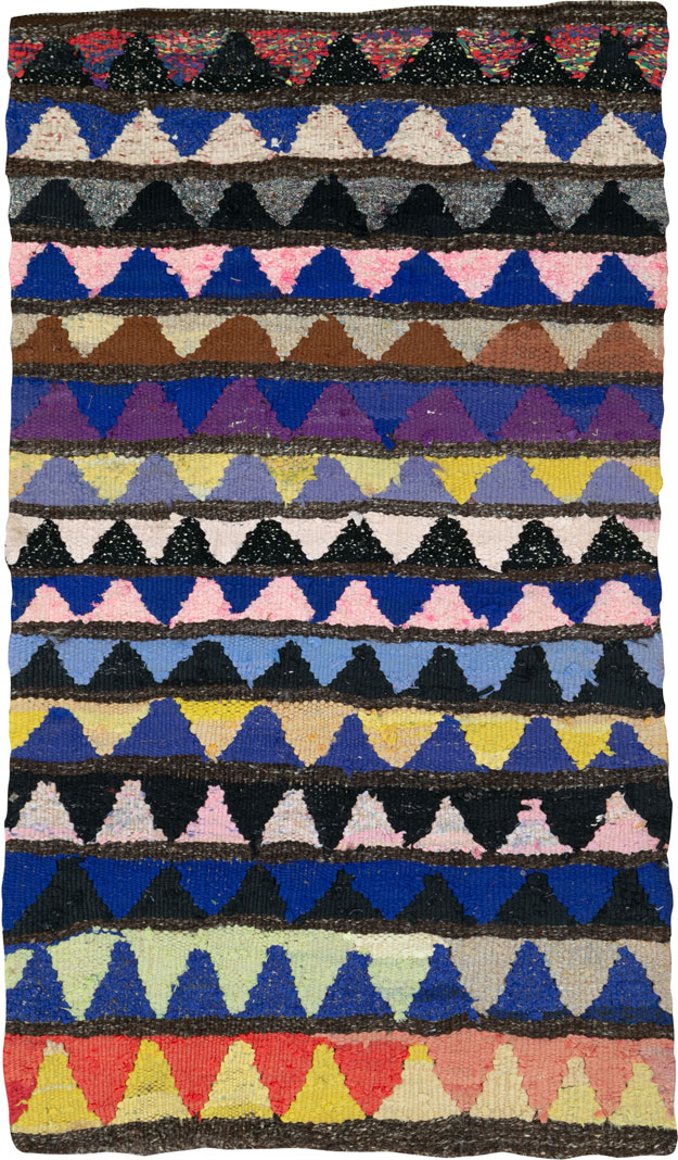 Vintage Persian Flatweave, No.26058 - Staging