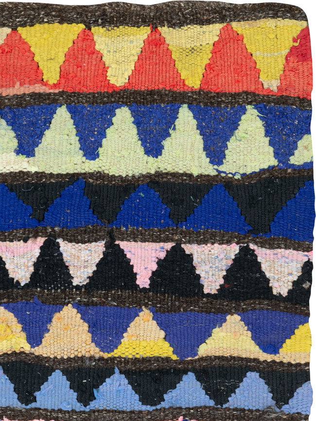 Vintage Persian Flatweave, No.26058 - Staging