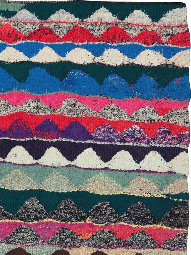 Vintage Persian Flatweave, No.26060 - Staging