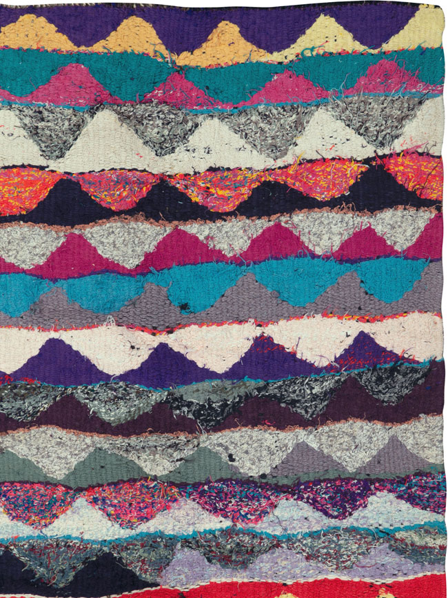 Vintage Persian Flatweave, No.26060 - Staging