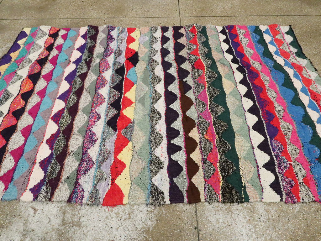 Vintage Persian Flatweave, No.26060 - Staging