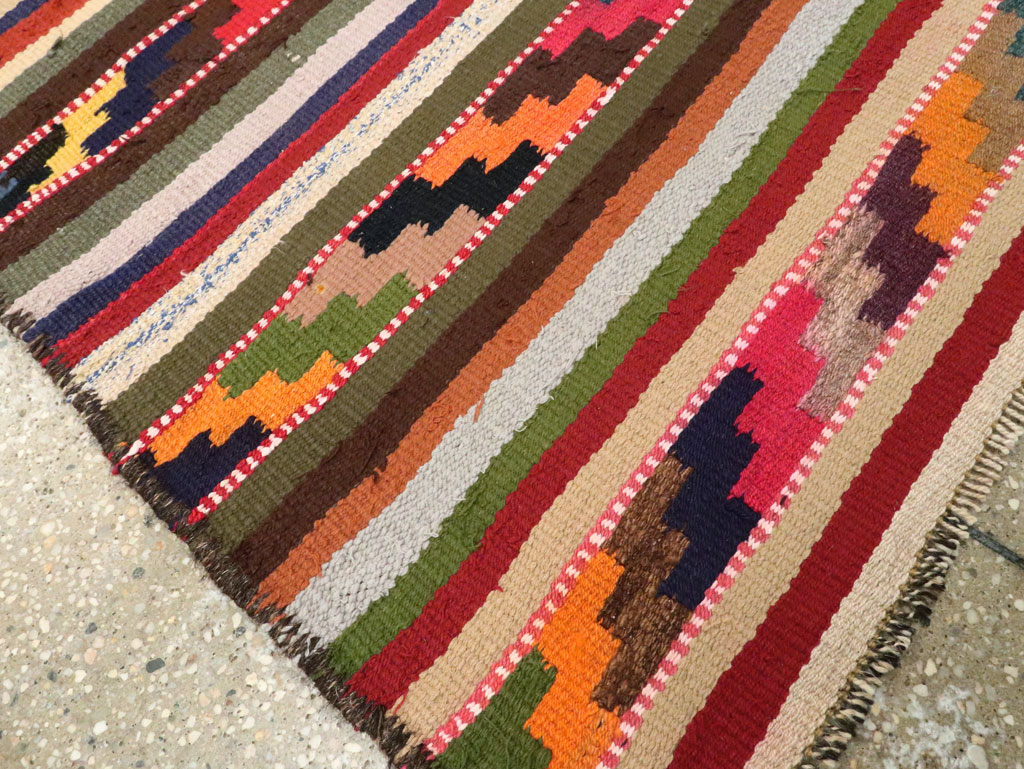 Vintage Persian Flatweave, No.26062 - Staging