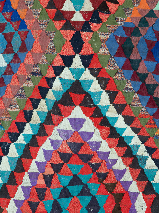 Vintage Persian Flatweave, No.26064 - Staging