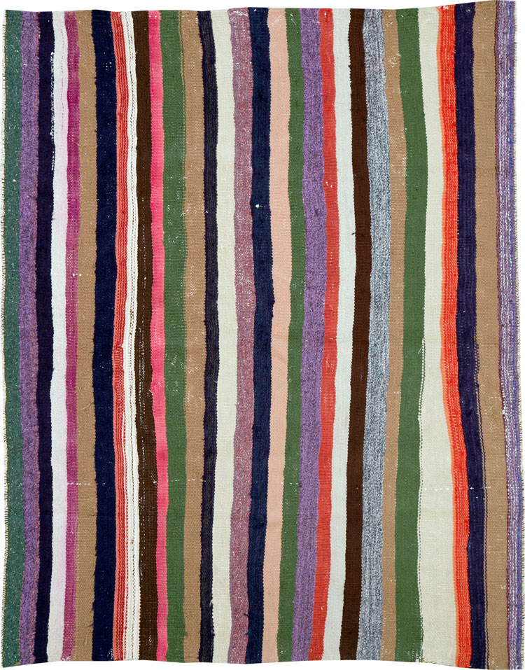 Vintage Persian Flatweave, No.26067 - Staging