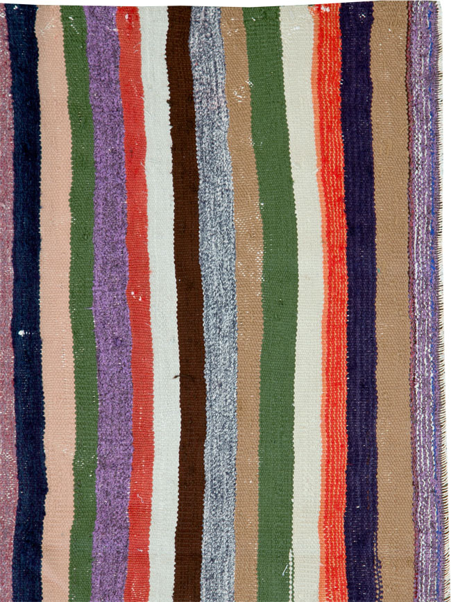 Vintage Persian Flatweave, No.26067 - Staging