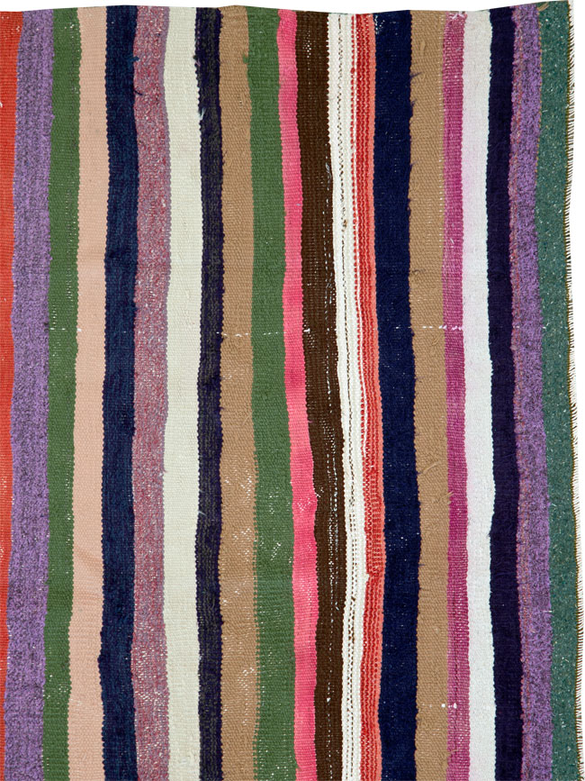 Vintage Persian Flatweave, No.26067 - Staging