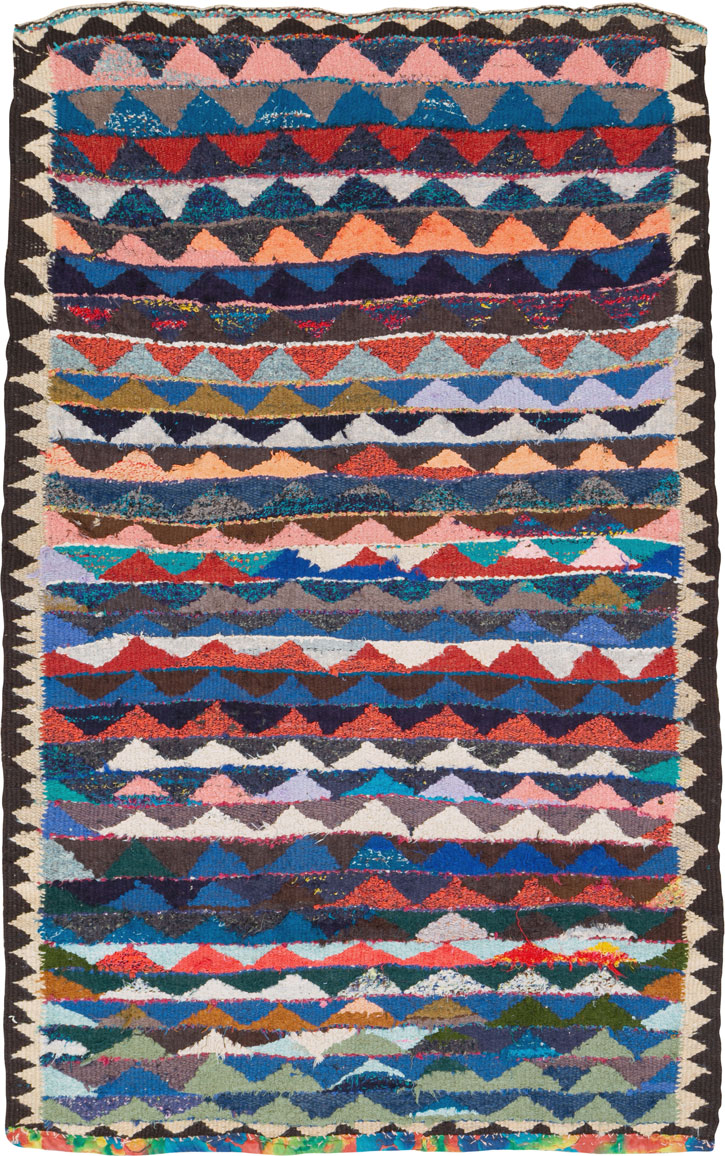 Vintage Persian Flatweave, No.26069 - Staging