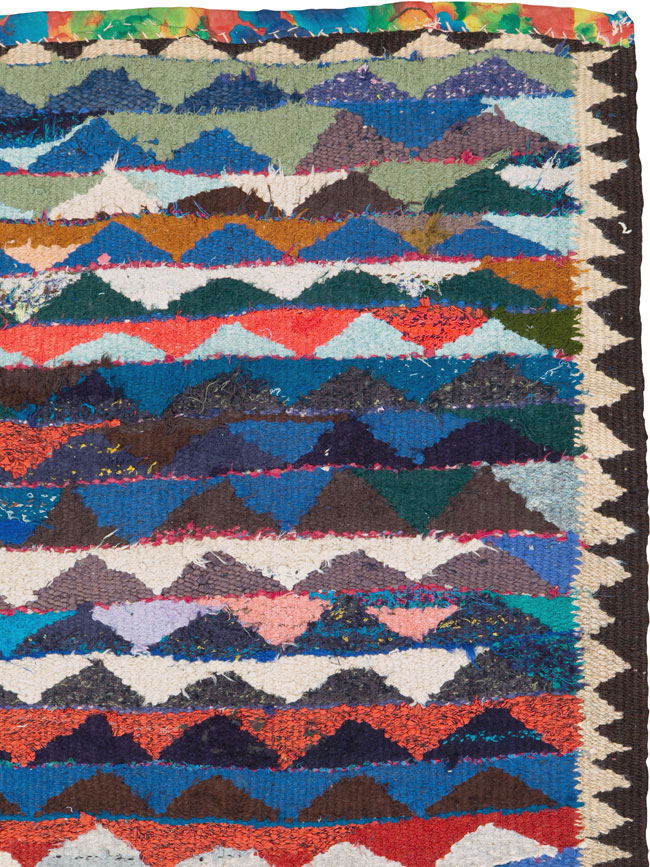 Vintage Persian Flatweave, No.26069 - Staging