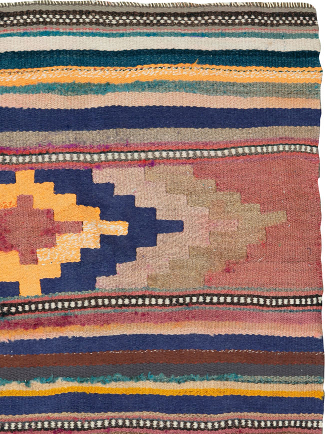 Vintage Persian Flatweave, No.26071 - Staging