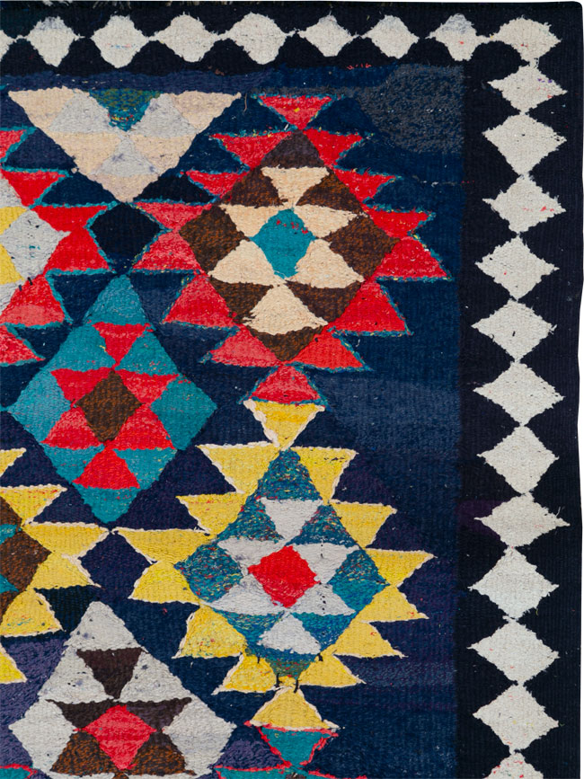 Vintage Persian Flatweave Kilim , No.26075 - Staging