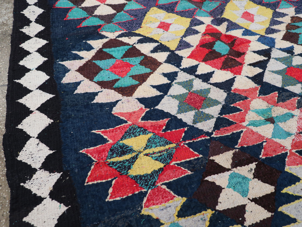 Vintage Persian Flatweave Kilim , No.26075 - Staging