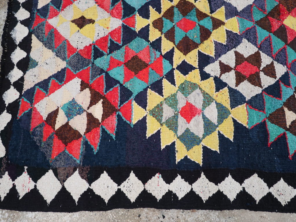 Vintage Persian Flatweave Kilim , No.26075 - Staging