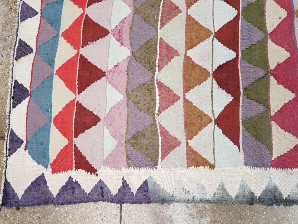 Vintage Persian Flatweave, No.26076 - Staging