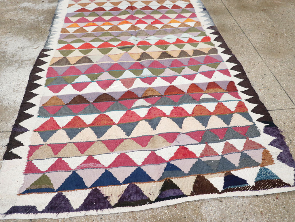 Vintage Persian Flatweave, No.26076 - Staging
