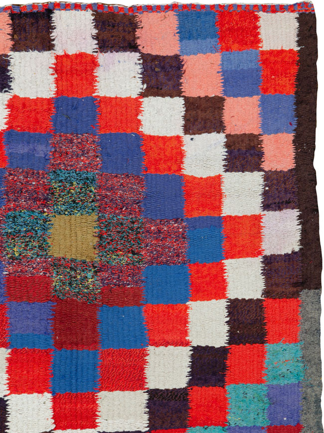 Vintage Persian Flatweave, No.26077 - Staging