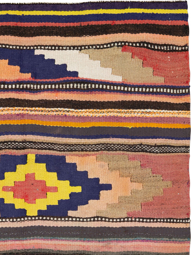 Vintage Persian Flatweave, No.26081 - Staging