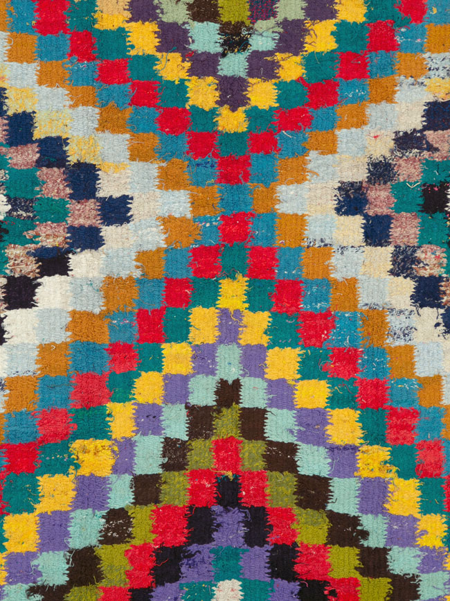 Vintage Persian Flatweave, No.26085 - Staging