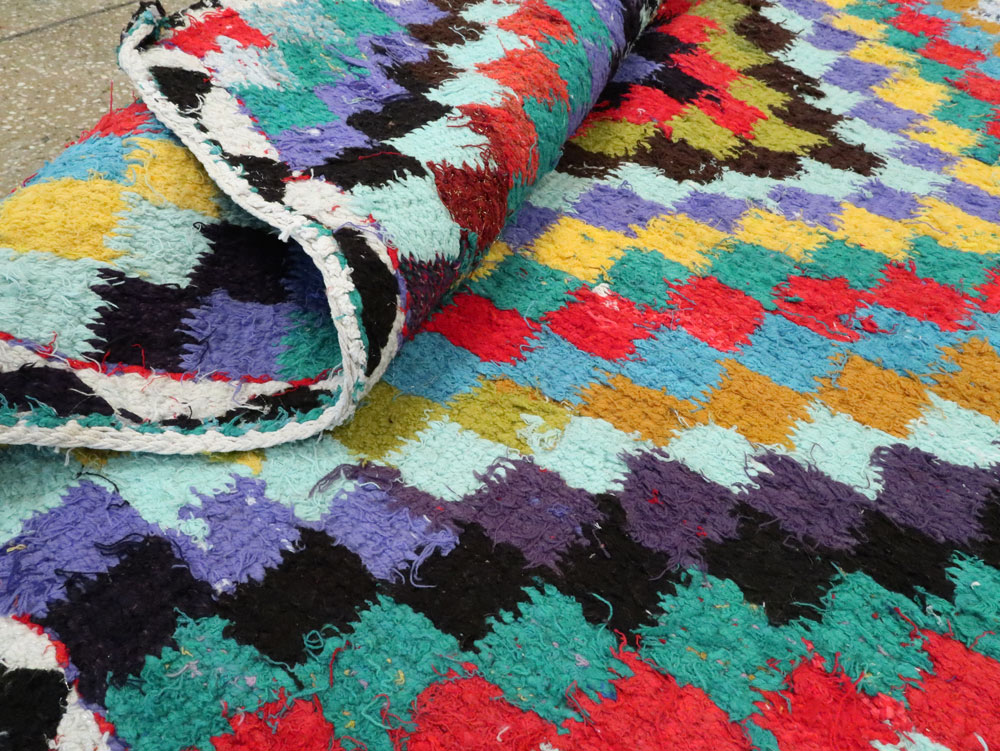 Vintage Persian Flatweave, No.26085 - Staging