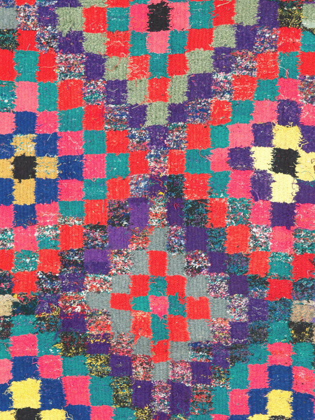 Vintage Persian Flatweave Kilim, No.26087 - Staging