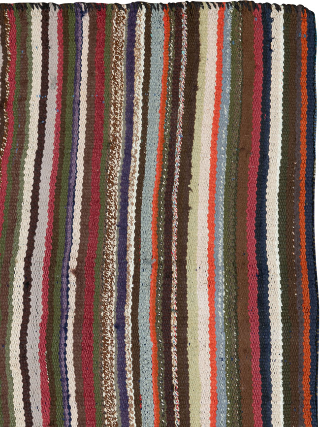 Vintage Persian Flatweave, No.26089 - Staging