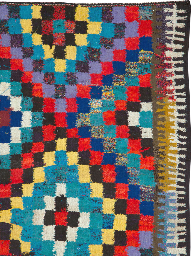 Vintage Persian Flatweave Kilim, No.26092 - Staging