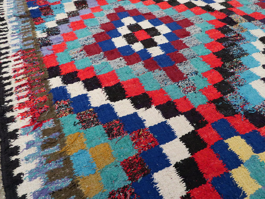 Vintage Persian Flatweave Kilim, No.26092 - Staging