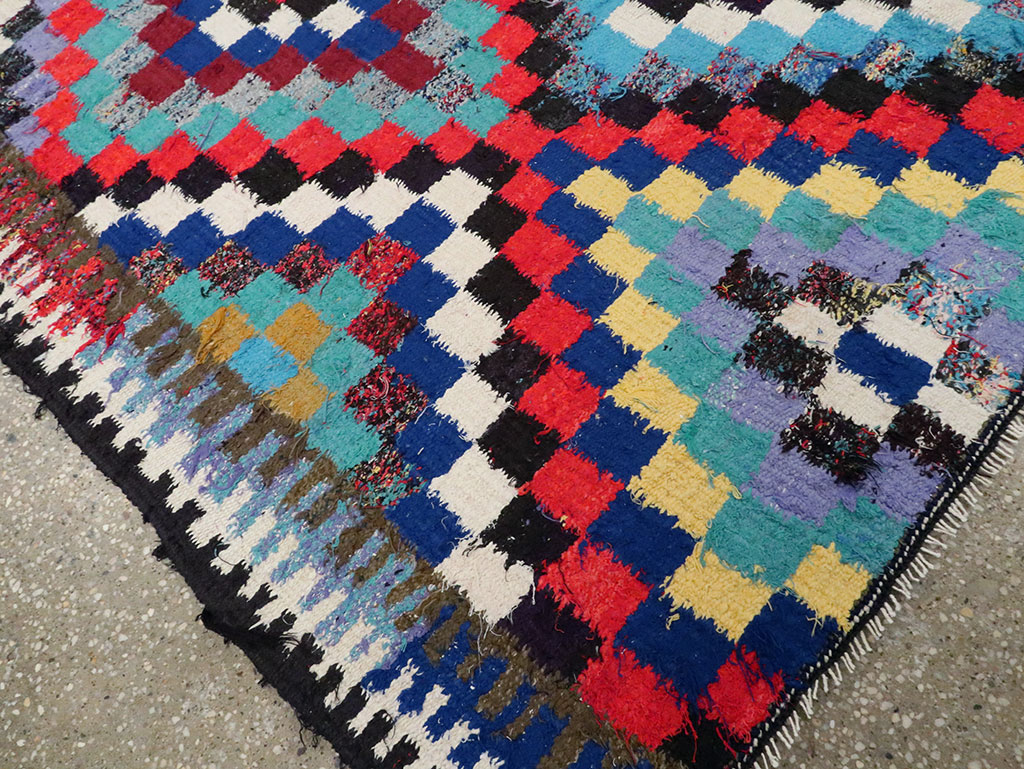 Vintage Persian Flatweave Kilim, No.26092 - Staging